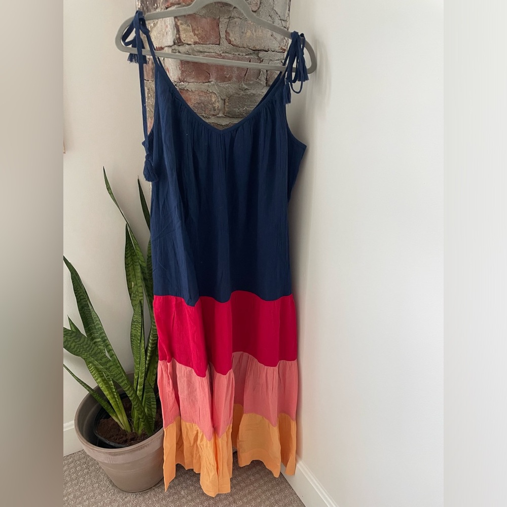 Old Navy Color-block Maxi Dress Size Small